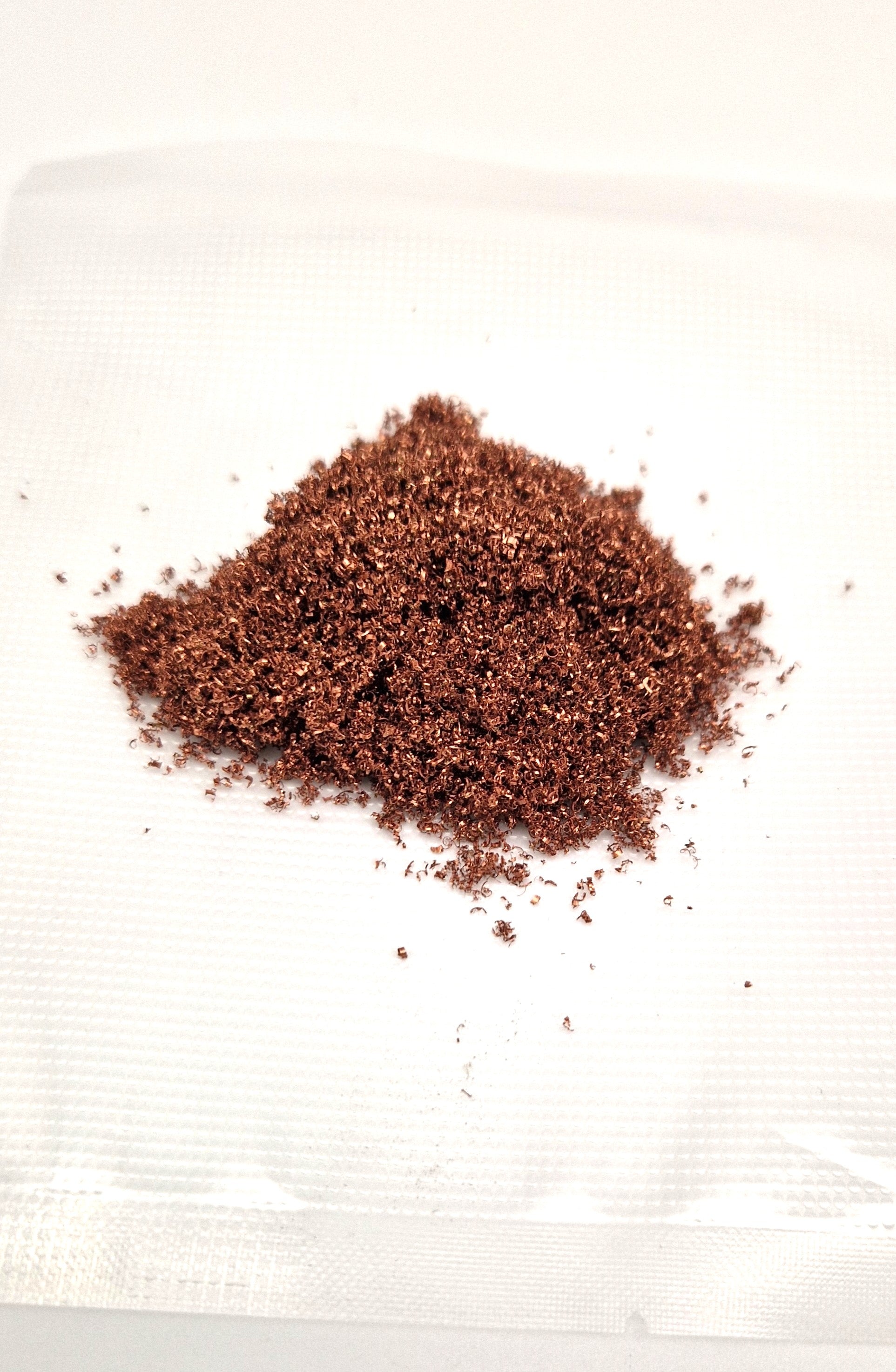 Pure Copper Chip Powder 999. 500 grams.